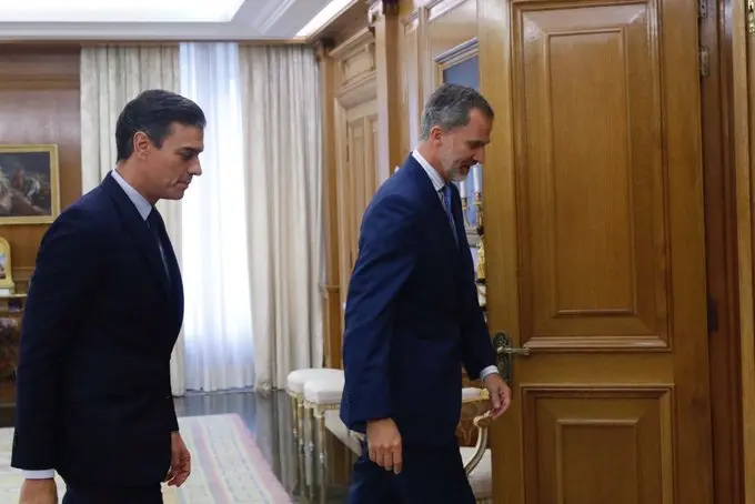 Pedro Sánchez y el rey Felipe VI. / Mundiario