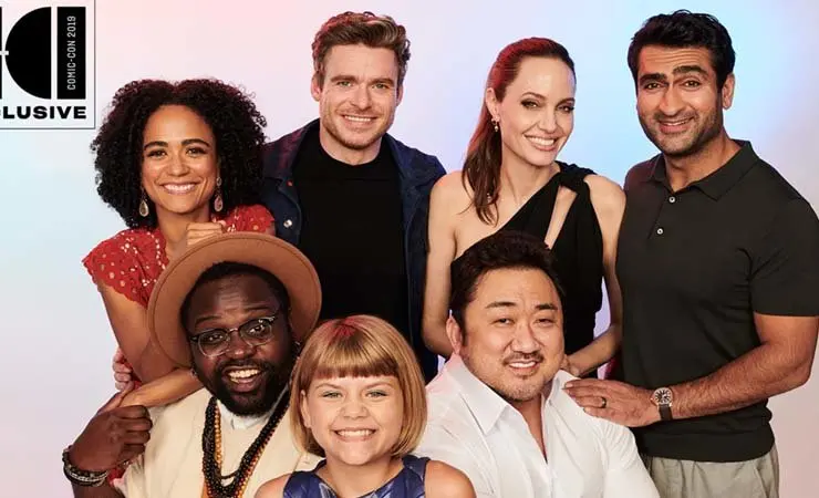 Se filtraron im&aacute;genes del rodaje de Los Eternos de Marvel. / Entertainment Weekly