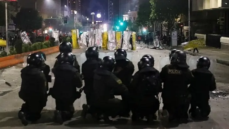 Manifestaciones en La Paz, Bolivia. / Infobae