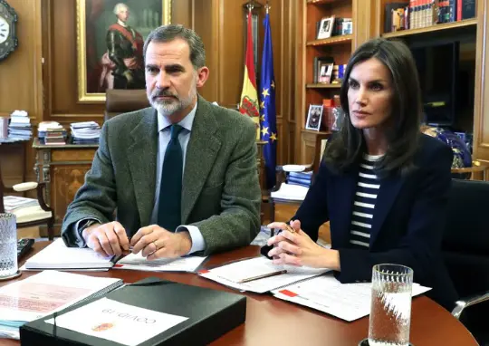 Felipe VI y do&ntilde;a Letizia. @CasaReal.