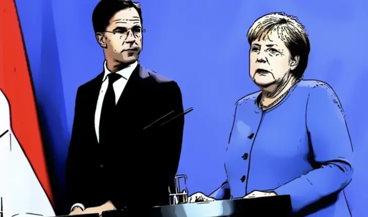 Mark Rutte y Angela Merkel. / Mundiario
