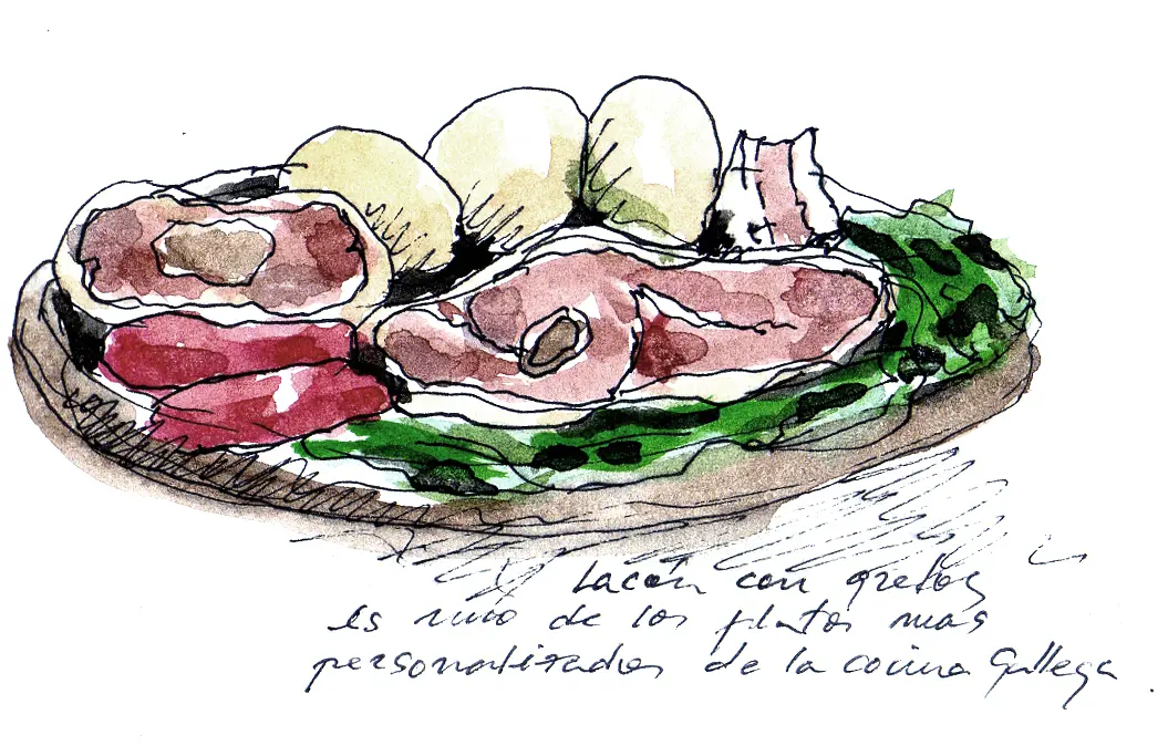 Lacon con grelos. / Arturo Franco Taboada