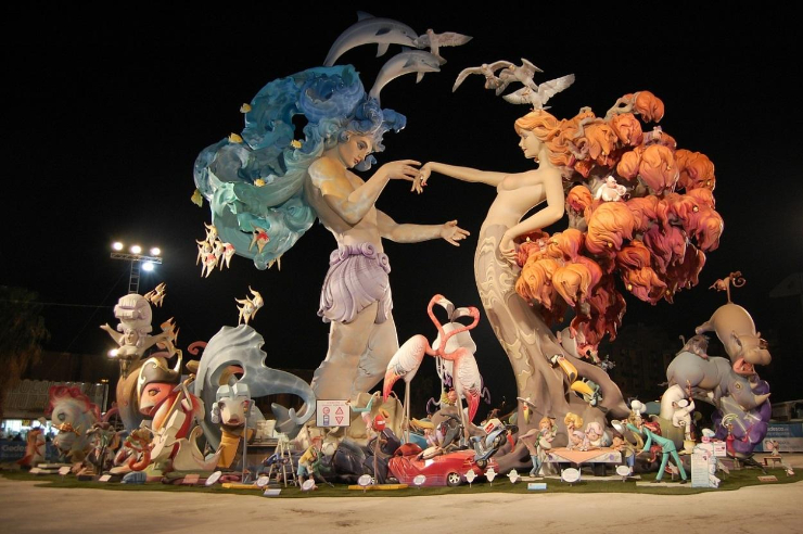 Fallas de Valencia. / Pixabay
