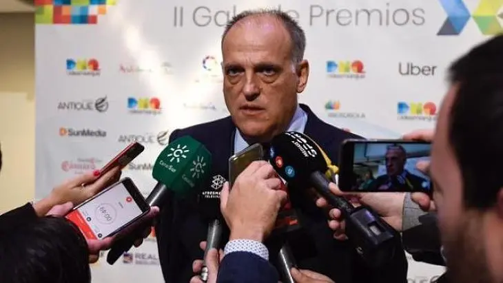 Javier Tebas, presidente de la LFP./ RR SS