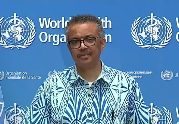 Tedros Adhanom Ghebreyesus. Captura de v&iacute;deo.