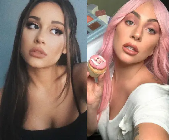 Ariana Grande y Lady Gaga. Instagram.
