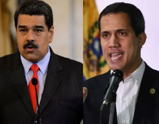 Nicol&aacute;s Maduro y Juan Guaid&oacute;. RR SS.