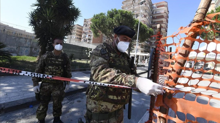 Militares italianos. / RR SS