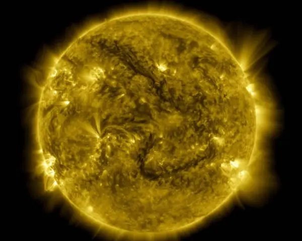 El Sol en un v&iacute;deo de la NASA. YouTube_ NASA Goddard