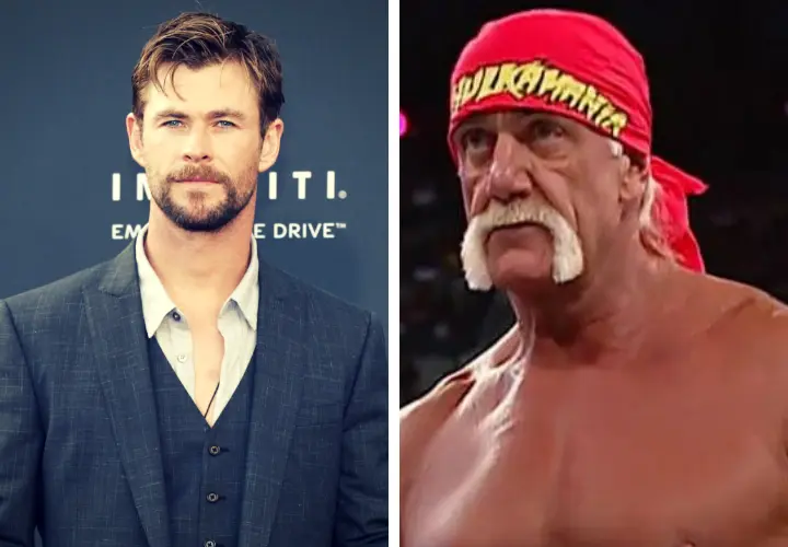Chris Hemsworth, actor; Hulk Hogan, luchador. RR SS..