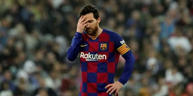 Lionel Messi, el capit&aacute;n blaugrana cr&iacute;tico tras la derrota de su equipo