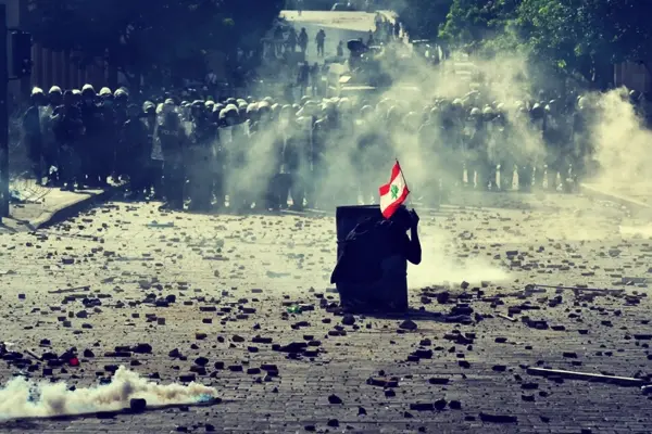 Protestas en Beirut. @megustawaydn