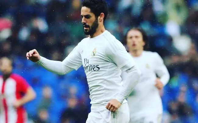 Isco y Modric en un partido del Real Madrid. / Instagram