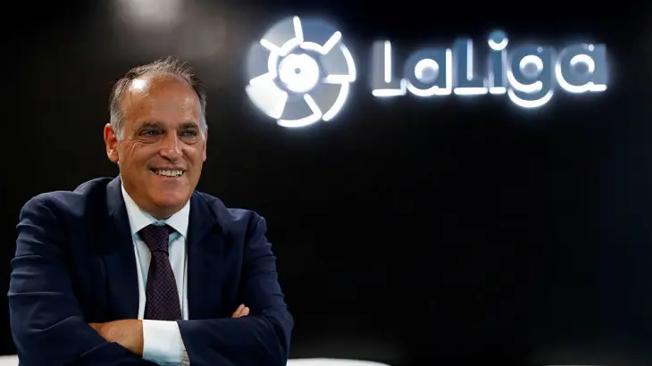 Javier Tebas, presidente de LaLiga. / Twitter