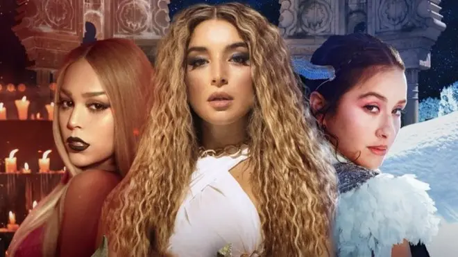 Danna Paola, Lola &Iacute;ndigo y Denise Rosenthal. / Youtube