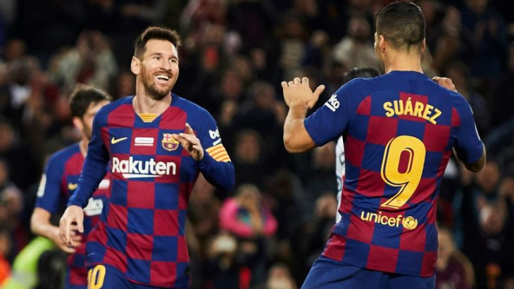 Lionel Messi y Luis Su&aacute;rez, futbolistas. / RRSS.