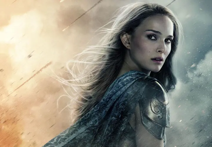Natalie Portman, actriz. Marvel.