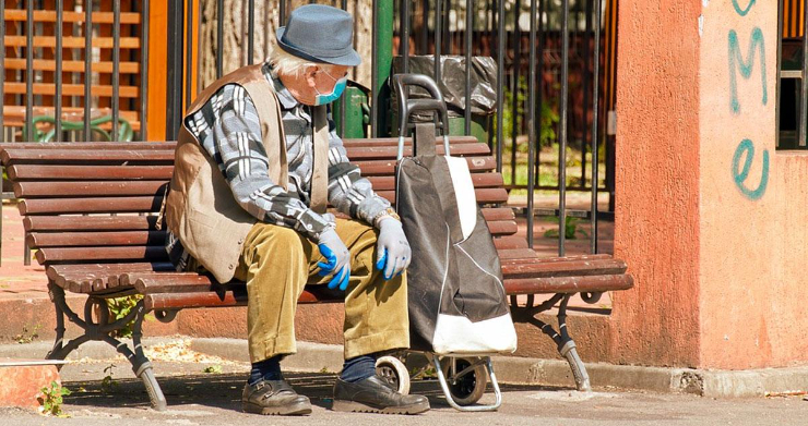 Hombre con mascarilla. / Pixabay