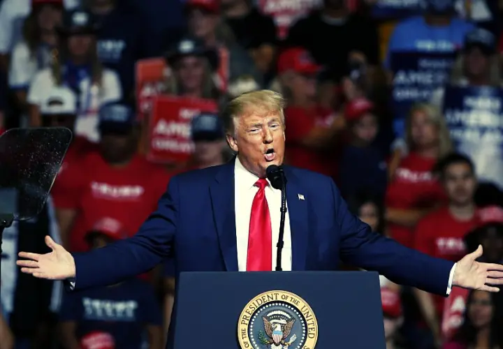 Donald Trump, expresidente de EE UU. RR SS.