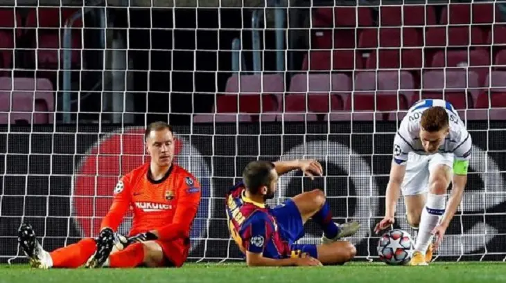 Ter Stegen fue el h&eacute;roe ante el Dinamo de Kiev. / El Imparcial
