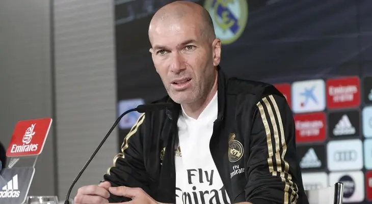 Zinedine Zidane, entrenador del Real Madrid. / RRSS.
