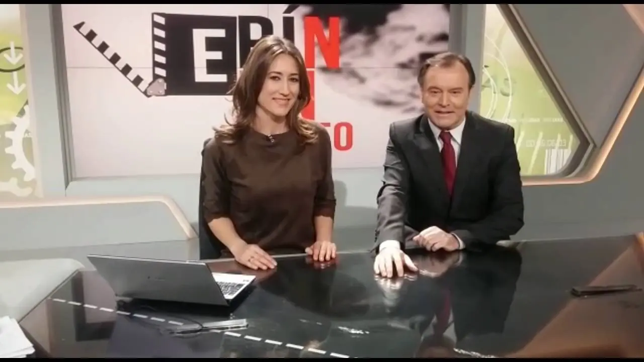 Marta Darriba e Fran López Iglesias. / TVG