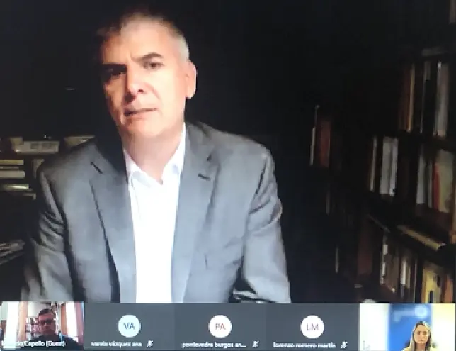 Santiago Lago junto a Marcelo Capello y María Cadaval. / Mundiario