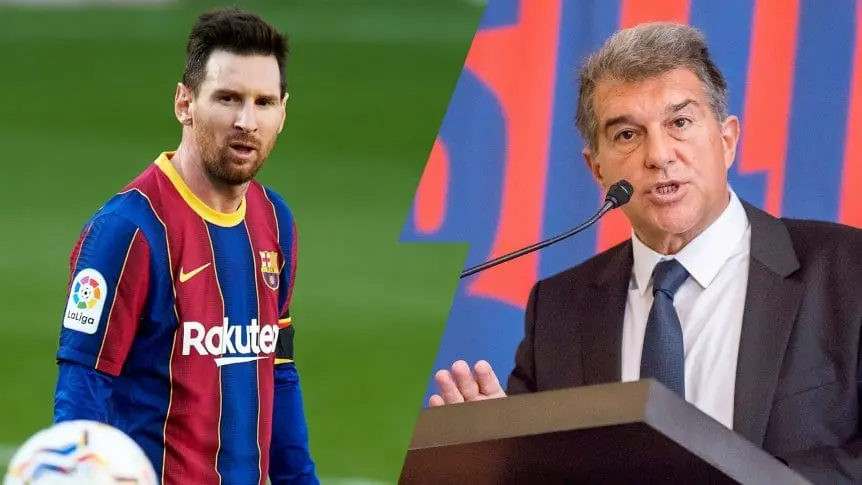 LAPORTA Y MESSI