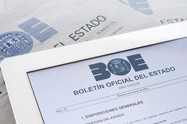 El Boletín Oficial del Estado es una agencia estatal. / BOE