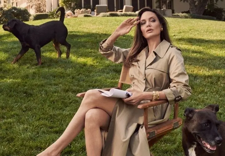 Angelina Jolie, actriz. Vogue UK.
