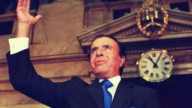 Carlos Menem, expresidente argentino. / Instituto Nacional de Formaci&oacute;n Docente.
