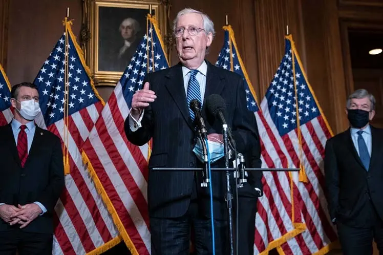 Mitch McConnell, l&iacute;der del Partido Republicano en el Senado de EE UU. / CNN