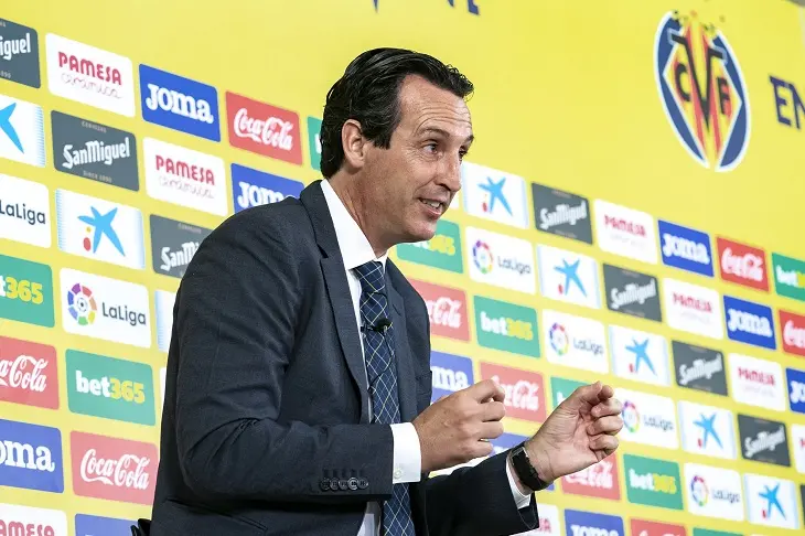 Unai Emery, t&eacute;cnico del Villarreal CF. / RR.SS.