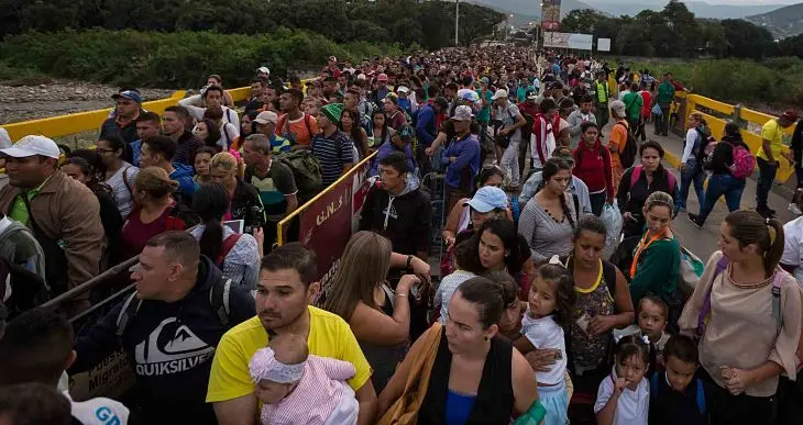 Migrantes venezolanos. / RR SS.