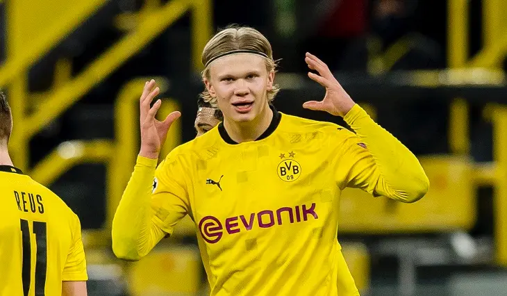 Erling Haaland, delantero del Borussi Dortmund. / RR.SS