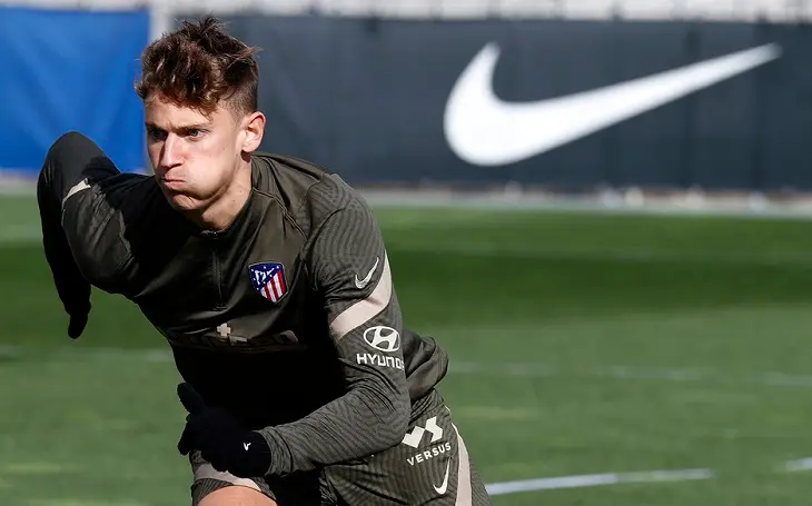 Marco Llorente, mediocampista del Al&eacute;tico de Madrid. atleticodemadrid.com