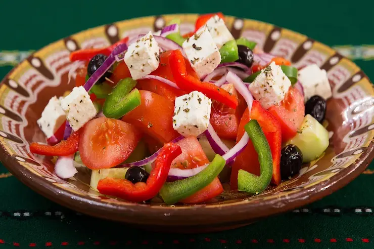 Ensalada mediterránea.