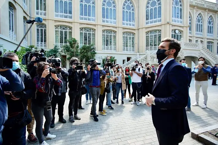 Pablo Casado, presidente del PP. / @pablocasado_