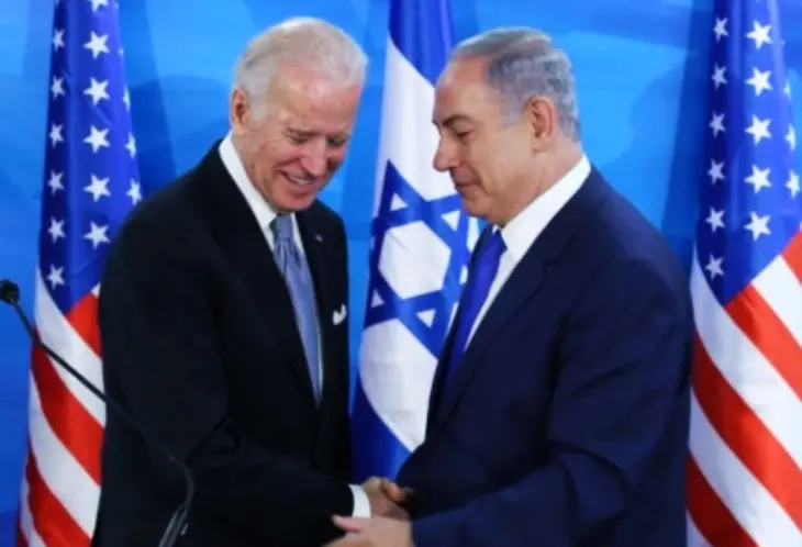 Joe Biden, presidente de EE UU; y Benjam&iacute;n Netanyahu, primer ministro israel&iacute;. RR SS.