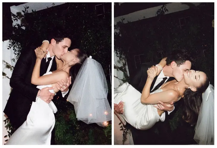 Boda de Ariana Grande y Dalton Gomez. / Instagram @arianagrande