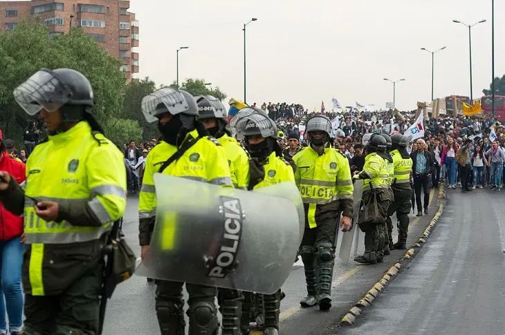Colombia protesta. Fuente http://pixabay.com