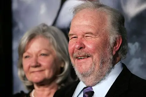 El actor Ned Beatty junto a su mujer/ AFP.
