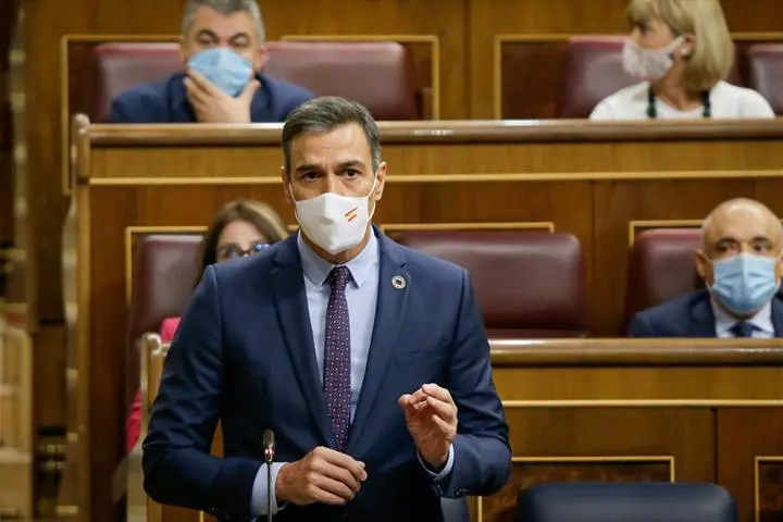 El presidente Pedro S&aacute;nchez en el Congreso. / Mundiario