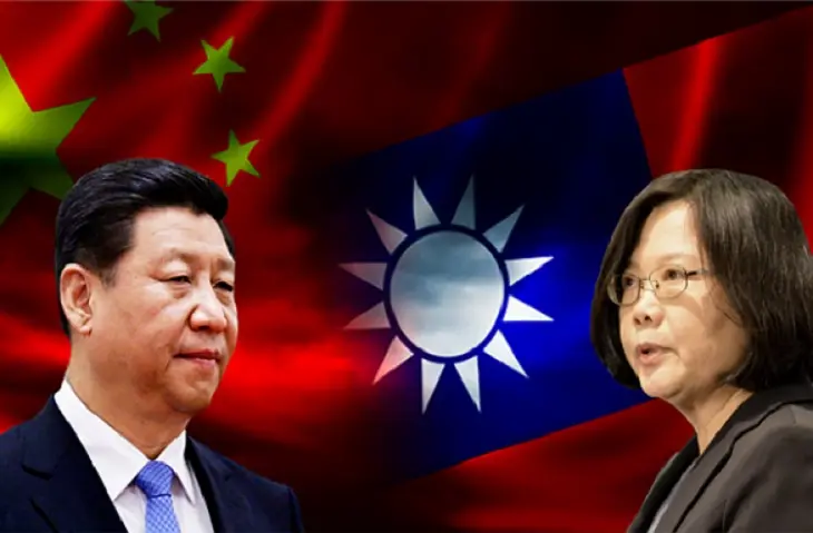 Xi Jiping presidente de China y Tsai Ing-wen presidenta de Taiwan. / asianews.it