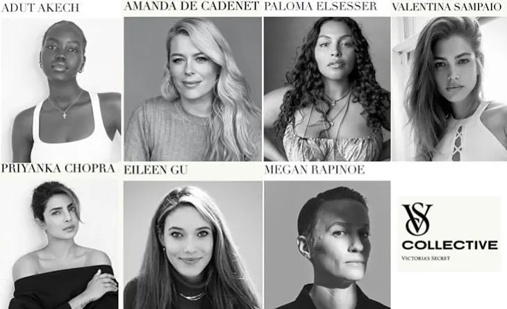 Nuevas integrantes de la c&aacute;psula VS Collective de Victoria's Secret. / Collage Mundiario.