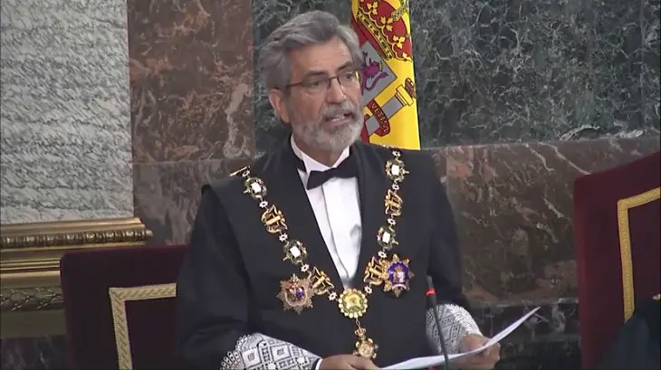 Carlos Lesmes, presidente del TS. / @PoderJudicialEs