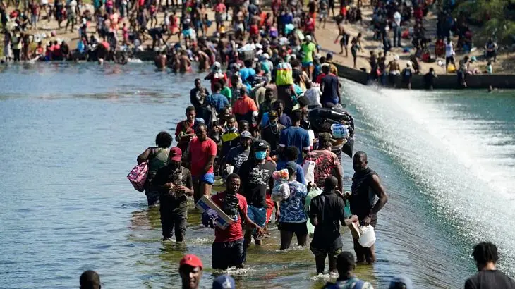 Migrantes haitianos. / @jtirado_oc