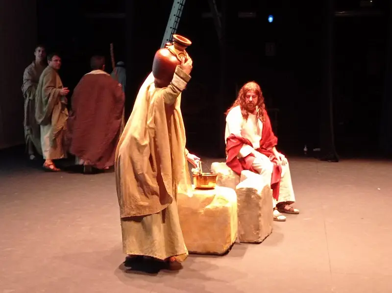 Escena de una de las representaciones