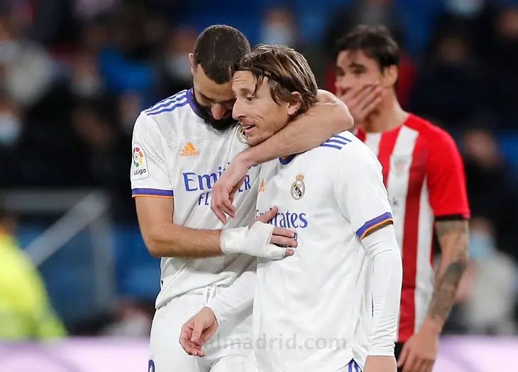 Karin Benzema y Luka Modric, jugadores del Real Madrid. realmadrid.com