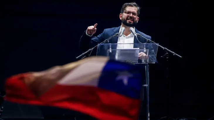 Gabriel Boric, presidente electo de Chile. / Marcelo Hern&aacute;ndez.